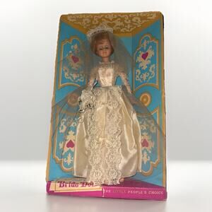 Vintage 1961 Jolly’s Bride Doll #720 BR 20” Original Box Never Removed Wedding